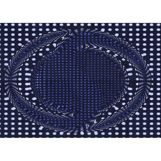 Ahgly Company Machine Washable Indoor Rectangle Transitional Deep Periwinkle Purple Area Rugs, 2' x 3'