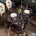 thumbnail image 3 of Pioneer Flower Floral Print Pattern Rectangle Tablecloth 60"x102",Waterproof Polyester Rectangle Table Cloth, Wipeable Spillproof Polyester Tablecloth for Dining, Camping, Indoor and Outdoor, 3 of 6