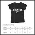 thumbnail image 7 of Country Girl Logo Women's V-Neck T-shirt Minimalistic Western Style Rodeo Southern Pride Cowgirl Queen Rustic Farm Gift Tee, 7 of 7