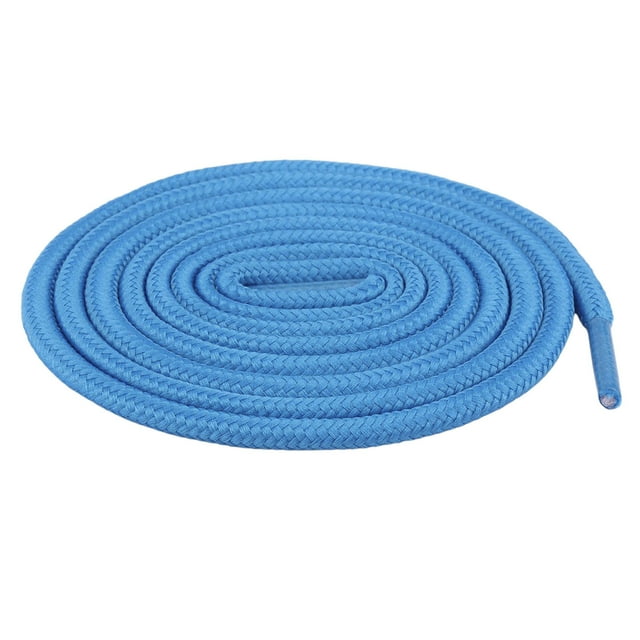 Lacets Ronds Bleus Largeur 5Mm Lacets pour Chaussures Espadrilles Bottes Planche à Roulettes Randonnée Chaussures de Sport Durables Remplacement Taille 39,37 Pouces Poids 0,01 Livres
