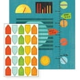thumbnail image 3 of Petit Collage Folding Growth Chart Blue Robot, 3 of 3
