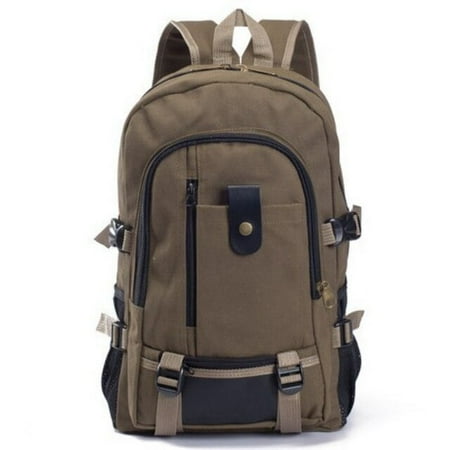 LinYooLi New Casual Camping Male Backpack Laptop Backpack Hiking Bag Large Capacity Men Travel Backpack Canvas Fashion Youth Sport Bags