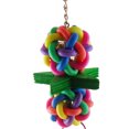 thumbnail image 4 of Pet Enjoy Bird Climbing Chewing Toys,Parrot Sneakers Colorful Shredder Hanging Cage Bite Toys for Small Parakeets,Cockatiel,Conures,Finches,Parrots, 4 of 7