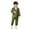 1-Green421, variant on Byoo Tween Boy Casual Suit Set Solid Color Notched Lapel Blazer Pants Cloth Sets Loose Fit Formal Outfit for Kids