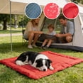 thumbnail image 6 of Waterproof Dog Bed, 35X24 In, Outdoor Dog Mat, Durable Dog Bed, Dog Outdoor Bed, Dog Bed for Crate Washable, Pet Dog Supplies, Blue Compact Roll, 1 Pc, 6 of 8