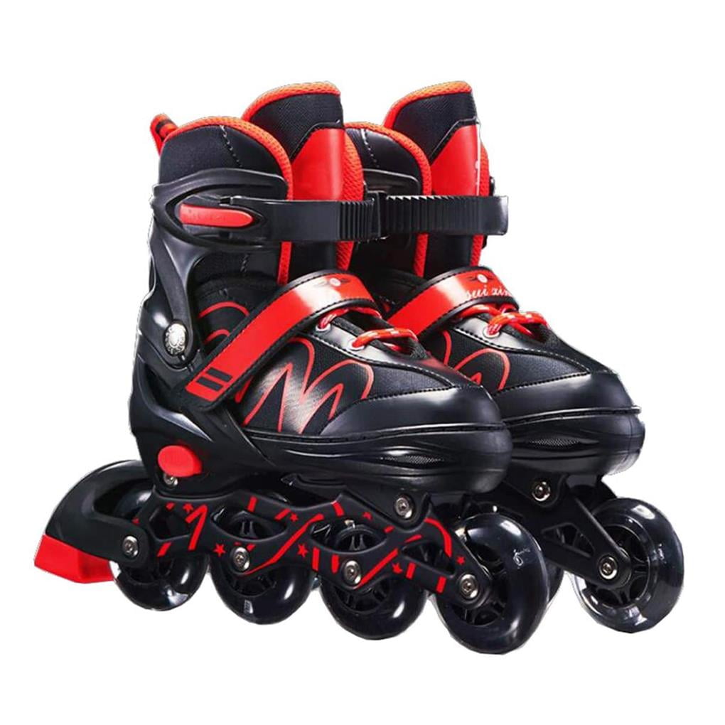 jinsenhg Men and Women Adjustable Inline Skates Adult Fitness Skates Roller Skates for Boys