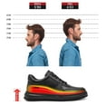 thumbnail image 5 of CMR CHAMARIPA Height Increasing Sneakers - Mens Elevator Shoes - Black Leather Casual Sneakers 6cm / 2.36 Inches, 5 of 7