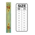 thumbnail image 6 of Table Runner Dresser Scarves 48 Inch Long, Farm Watercolor Sunflower Butterfly Linen Dining Table Runners Teal Yellow Gradient Art Tabletop Scarf for Wedding Holiday Party Kitchen, 6 of 7