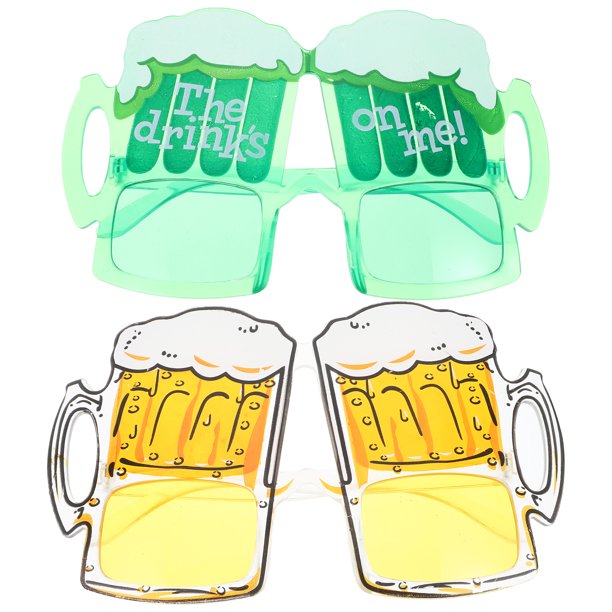 KAKOWELY 2 vasos divertidos para la Oktoberfest (colores surtidos)