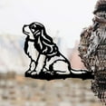 thumbnail image 4 of Christmas Outdoor Decorations Peeper Series Animal Decoration Gardens Farm Decoration Iron Silhouette Handicraft Pendant, 4 of 4