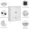 thumbnail image 5 of Spirich Bathroom Cabinet Wall Mounted, Small Bathroom Wall Cabinet Over Toilet, Medicine Cabinet Organizer with Doors and Adjustable Shelf, White, 5 of 7