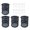 Black, variant on WINDLAND Mesh Plant Covers 20Inch High 13Inch Deep Barrier with Stakes