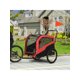 thumbnail image 2 of Aosom 2-in-1 Dog Bike Trailer Pet Stroller Carrier for Large Dogs with Hitch, Quick-release Wheels, Foot Support, Pet Bicycle Cart Wagon Cargo for Tra, 2 of 5