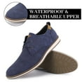 thumbnail image 2 of HA-EMORE Men's Casual Oxford Shoes, Men's Dress Shoes, Leather Stylish Lace-up Wingtip Brogues, Business Casual Formal Derby Shoe, 2 of 7