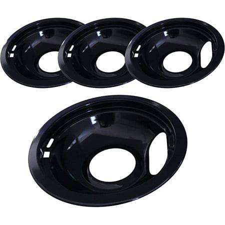 

Black Porcelain Style A 1 Large 8” and 3 Small 6” Replacement for Whirlpool Electrolux Frigidaire