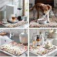 thumbnail image 7 of Valentine Dish Drying Mat for Kitchen Counter 16x18 Inch Valentines Love Heart Rose Eucalyptus Leaf Dishes Drying Pad Microfiber Absorbent Dish Draining Washable Dish Drainer Mat, 7 of 7