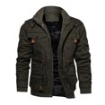 thumbnail image 1 of Chaquetas Informales Para Hombre, Chaqueta Informal Y Chaqueta de Terciopelo Con Cuello Levantado, Chaqueta de Un Solo Pecho, Abrigo de Herramientas Odeerbi ODB-4, 1 of 4
