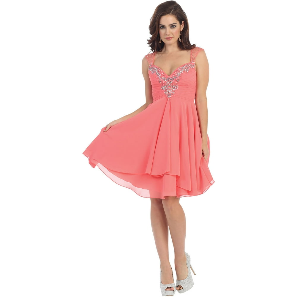 Formal Dress Shops - SALE! FLOWY SHORT SEMI FORMAL DANCE DRESS ...