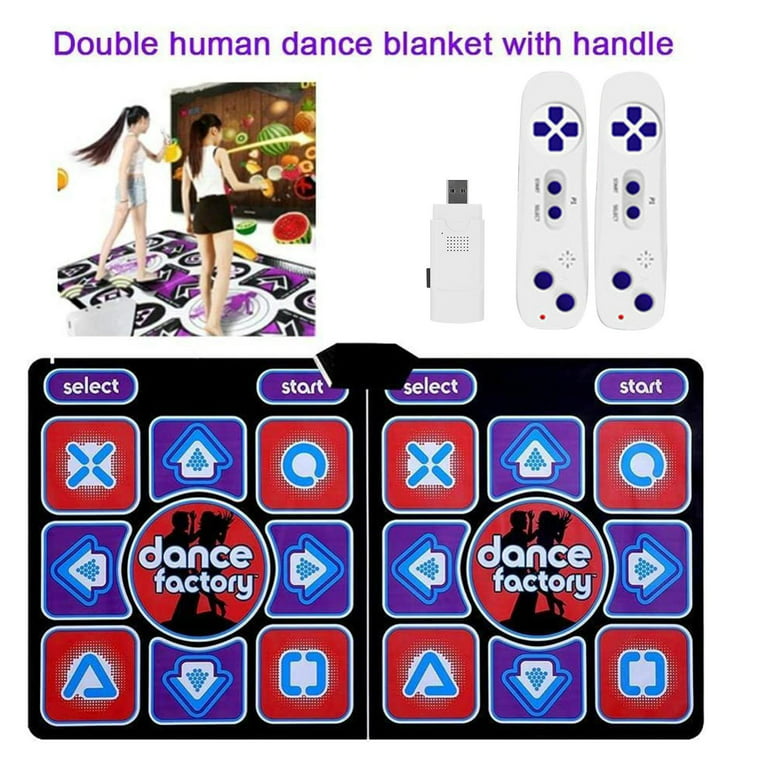 Dance Mat Games for TV - Wireless Musical Electronic Dance Mats, Double  User Exercise Fitness Non-Slip Dance Step Pad Dancing Mat for Kids & Adults,  Gift for Boys & Girls 