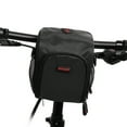 thumbnail image 4 of Rhinowalk TF910 Waterproof Cycling Handlebar Bag with Adjustable Shoulder Strap, Multi-Pocket Organizer for Bikes, Black, 4 of 6