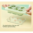 thumbnail image 6 of Wovilon Ice Cube Tray with Lid 6 Hole Ice Cubes Molding 2023 New Ice Cubes Maker, Ice Box Small Household Refrigerator Easy-Release Ice Lattice with Cover Silicone Ice Lattice, 6 of 8
