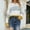 Yellow, variant on Babysbule Plus Size Womens Sweaters Women's Fashion Comfortable Color Block Long Length Round Neck Sweater Top Women's Fashion