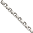 thumbnail image 2 of 925 Sterling Silver 3.5mm Cable Rolo Link Chain Belcher Necklace, 2 of 4