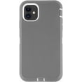 thumbnail image 2 of Entronix Funda Resistente para iPhone 12, Triple Capa, Resistente a Golpes y con Protección contra Caídas, Color Gris, 2 of 5