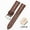 B, variant on Leather Watch band Alligator Grain Calfskin Replacement Strap Stainless Steel Buckle Bracelet for Men Women-18mm 19mm 20mm 21mm 22mm 24mm