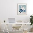 thumbnail image 3 of Stupell Industries Mid-Century Vintage Hockey Player Birch Framed Print Under Glass, 17 x 21, by Martin Wickstrom, 3 of 8