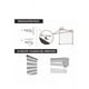 thumbnail image 2 of PERSIANA SHEER ELEGANCE 150 X 120 CM GRIS CLARO, 2 of 6