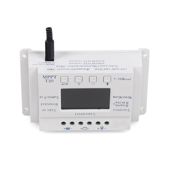Bearachild Controlador de de regulador de de panel solar, portátil, hogar, hotel, senderismo, luz de carga, temporizador, equipo de Accesorios para electrodomésticos Bearachild HA070966-01