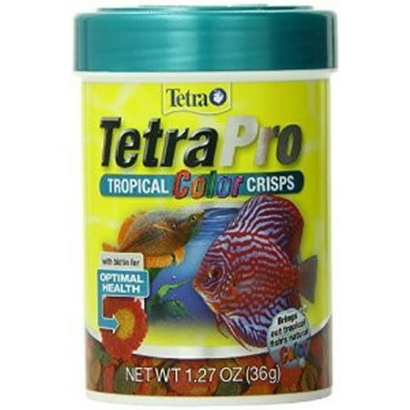 Tetra TetraPro Tropical Color Crisps Tropical Fish Food, 1.27 oz