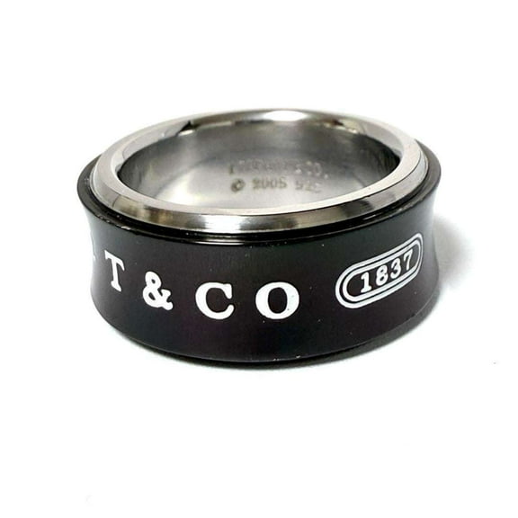 Pre-Owned Tiffany Men's 1837 Combi Wide Ring, Silver