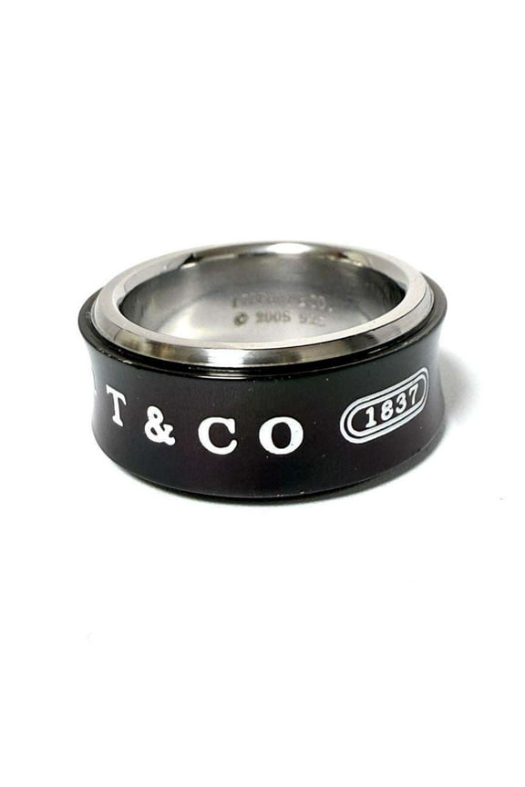 Pre-Owned Tiffany Men's 1837 Combi Wide Ring, Silver