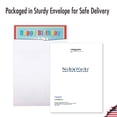 thumbnail image 6 of NobleWorks Oversize Birthday Greeting Card From Us 8.5 x 11 Inch with Envelope (1 Pack) Big, Jumbo Bday Bold Bright Cakes - Tiered J10346FBDG-US, 6 of 6