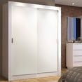 thumbnail image 2 of Ropero Closet Madesa Denver 2 Puertas Corredizas Blanco, 2 of 11
