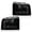 Smoky Lens Black Housing Amber Reflector, variant on PIT66 Headlights Smoky Lens Chrome Housing Amber Reflector, Fit for 2005-2007 Ford F250 F350 F450 F550 Super Duty/ 2005 Ford Excursion,(Not Fit Sealed Beam Headlight model)