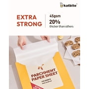 Katbite 100Pcs 16x24 inch Heavy Duty Parchment Paper Sheets,Parchment Sheets for Baking