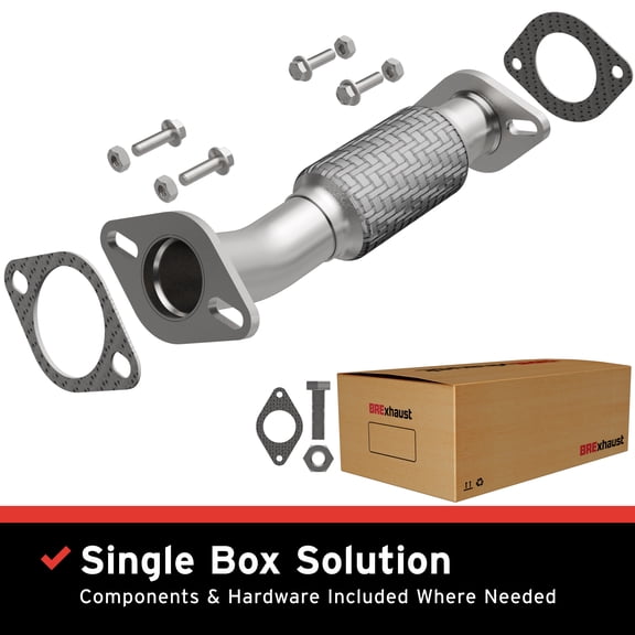 BRExhaust OE Replacement Exhaust Pipe Kit 107-0044: Compatible with 2005-2009 Ford Focus 2.0L, 2003-2004 Ford Focus 2.3L