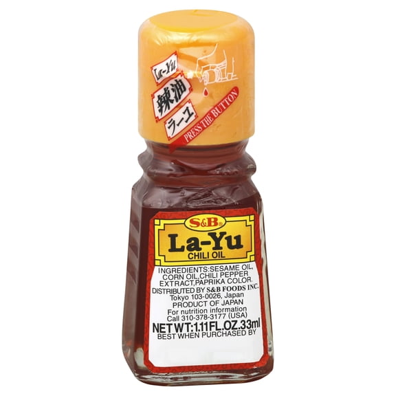 S & B Chili Oil La Yu 1.1 fl oz (Pack of 10)