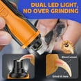 thumbnail image 7 of Dog Nail Grinder Powerful for Thick Nail-5 Speed with 2 LED Lights  Quiet BNISE Dog Nail Trimmer Pet Painless Paws Grooming for Small Medium Large Dogs & Cats, 7 of 7