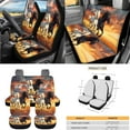 thumbnail image 6 of Uorisanigo Running Horse Car Seat Covers 15 Packs,Front Back Seats Cover Steering Covers Drink Coasters Seat Belt Strap Pads Vehicle Trash Can Air Vent Storage Rear View Mirror Cover Key Chain, 6 of 7