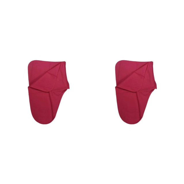 Decodeary Waterproof Latex Shoe Covers Reusable Non Slide Rain Cover Cycling Sports Protector Outdoor Soft Sole Boot Kids Red L 2Set