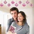 thumbnail image 5 of 10Pcs Valentines Day Tree Ornaments Heart Ornaments Hanging Hearts Mini Heart Ornaments Valentine's Heart Decorations Heart Ornaments, 5 of 9