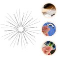 thumbnail image 2 of Shisuyan Drawstring Tool Silver For Pants Elderly People 10Pairs 2.6X0.2X0.1in, 2 of 8
