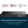 thumbnail image 2 of Switch DLink DGS1018P 16 Puertos Gigabit PoE+ 2 SFP 240W, 2 of 5