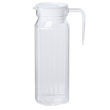 ACDANC Pitcher with Lid Uckbill Spout Water Carafe Perfect for Tea Milk Pitcher,Style1