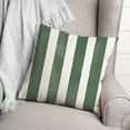 thumbnail image 3 of Creative Products Watercolor Stripe Green 18 x 18 Indoor / Outdoor Pillow, 3 of 3
