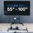 thumbnail image 2 of VIVO Mobile TV Cart for 55" to 100" LCD LED Plasma Flat Panel Stand w/Wheels, 2 of 8